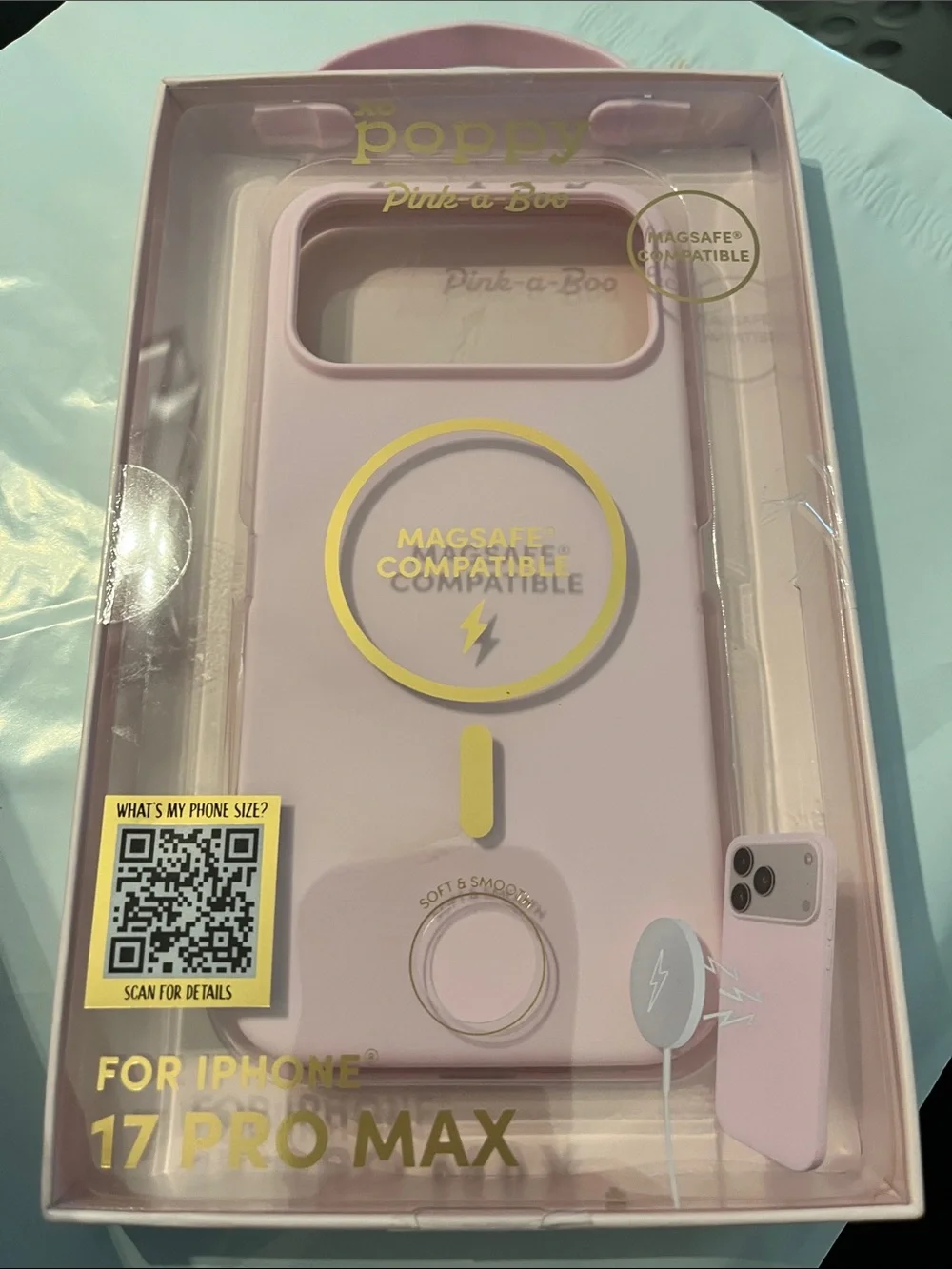 Poppy Pink-a-Boo MagSafe Case for iPhone 17 Pro Max
